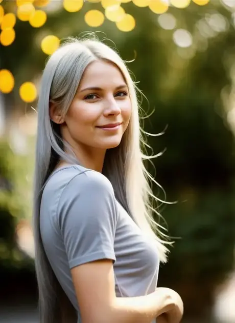 AI generovaná blond kráska Lisa Faina odhaluje svá sladká prsa a dokonalý zadek