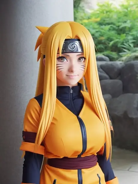 AI generované cosplay krásky se svlékají do půl těla a předvádějí svá velká prsa
