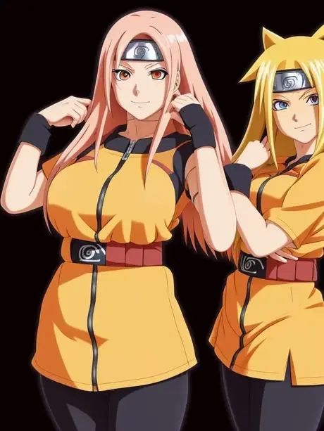 AI:n luomat hentai-nuket riisuuntuvat ja esittelevät suuria rintojaan ulkona