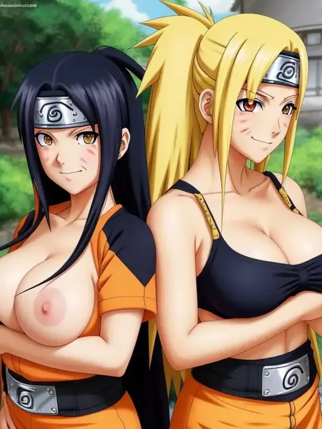 Tekoälyn luomat hentai-mallit esittelevät suuria rintoja ulkokohtauksessa