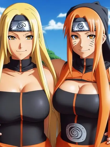 Tekoälyn luomat hentai-mallit esittelevät suuria rintoja ulkokohtauksessa