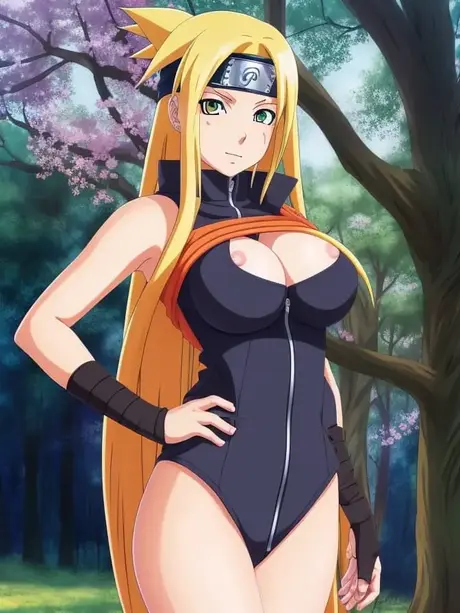 Tekoälyn luomat hentai-mallit esittelevät suuria rintoja ulkokohtauksessa