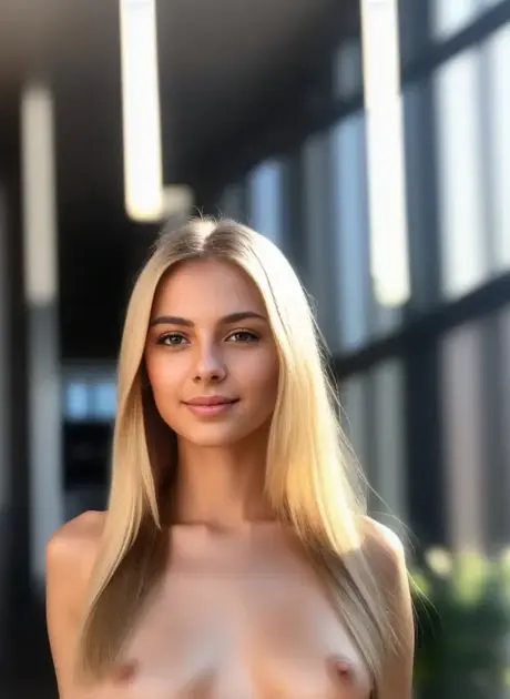 AI-generovaná modelka Floren Enigma ukazuje své bezchybné nahé tělo
