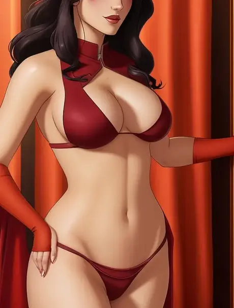 Asami Sato, la bombe kinky générée par AI, exhibe ses énormes seins brillants