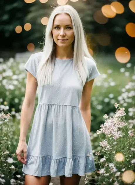 Lisa Faina předvádí svou bezchybnou nahou postavu ve venkovním prostředí