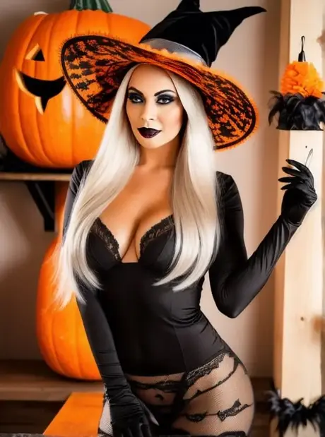 Sandra Wilkins, la bellezza bionda generata da AI, mostra i suoi seni splendidi in lingerie