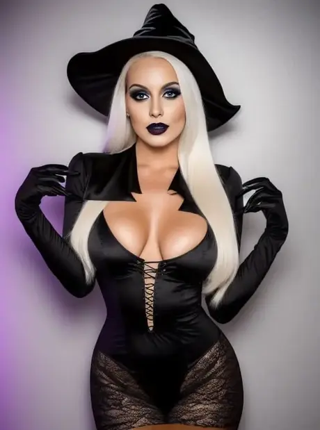 Sandra Wilkins, la bellezza bionda generata da AI, mostra i suoi seni splendidi in lingerie