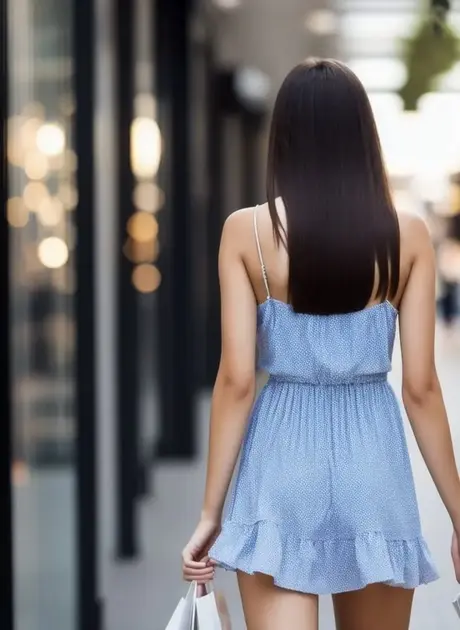 Úchvatná modelka generovaná AI Maria Hanna předvádí své křivky a poprsí