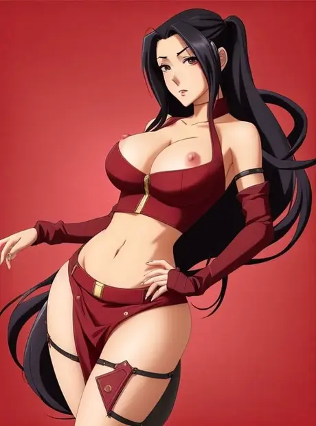 A deslumbrante beleza hentai Asami Sato exibindo seus grandes peitos e sua boceta
