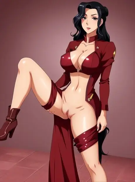 La impresionante belleza hentai Asami Sato mostrando sus grandes pechos y su coño