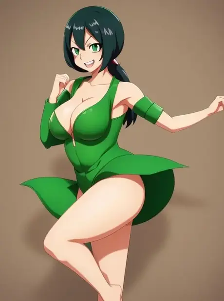 Tsuyu Asui в откровенной хентай-фотогалерее