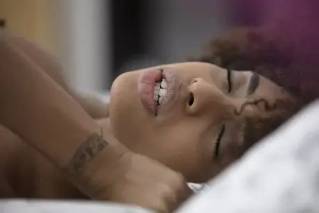 Katrin Tequila and ebony girlfriend Luna Corazon share steamy lesbian oral sex