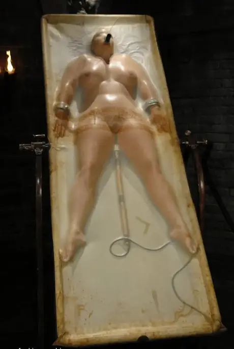 Christina Carter, submisivní MILF, je šukána sexuálními hračkami ve vakuové posteli
