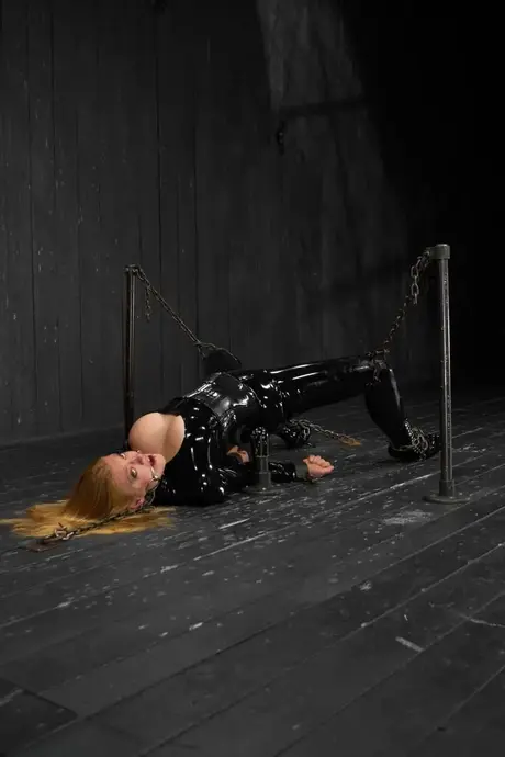 Bondage trest pro blond MILF Dee Williams s dildem a vibrátorem