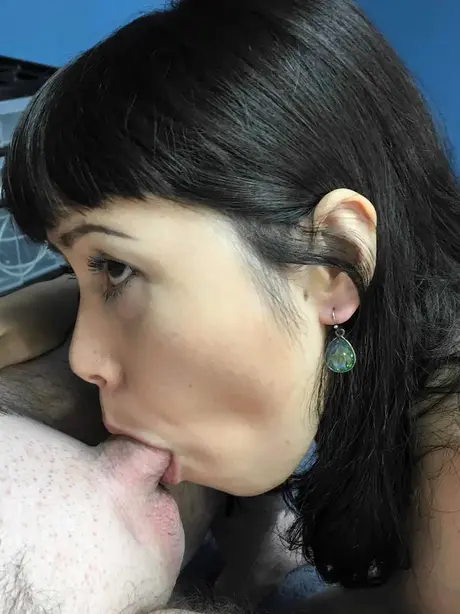 Petite Asian Wife Yuka Ozaki Delivers Deep Throat Blowjob and Ball Licking